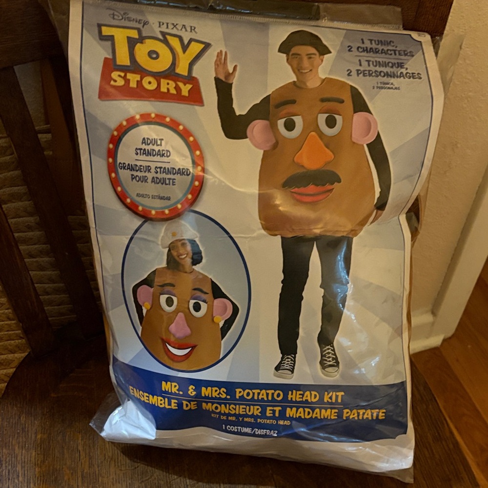 Toy Story Mr. & Mrs. Potato Head adult costume